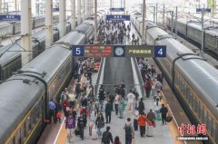 南铁迎清明假期返程客流高峰 计划加开304趟列车保障旅客出行